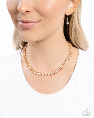 Glittery Genre - Gold - Necklace