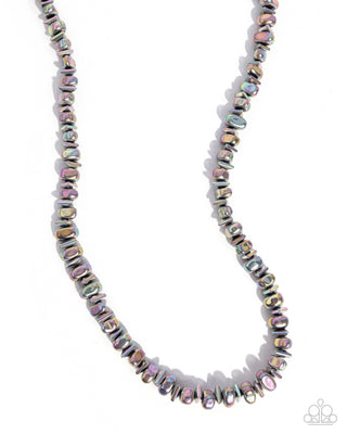 Urban Union - Pink - Iridescent Bead Paparazzi Urban Necklace