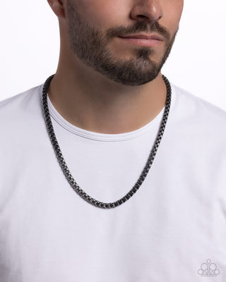 Complete Look - Alternative Appeal Necklace & Alternative Approach Bracelet - Gunmetal Urban Set