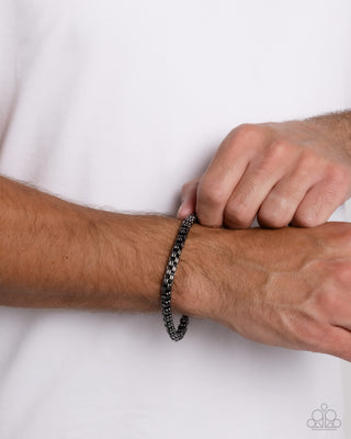 Complete Look - Alternative Appeal Necklace & Alternative Approach Bracelet - Gunmetal Urban Set