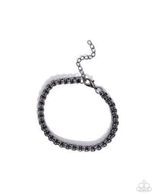 Complete Look - Alternative Appeal Necklace & Alternative Approach Bracelet - Gunmetal Urban Set