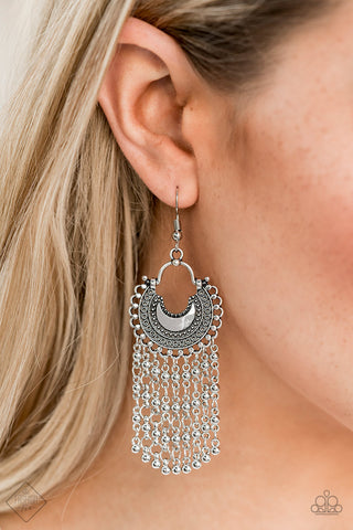 Catching Dreams Silver Paparazzi Earrings