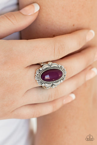 Malibu Majestic Purple Paparazzi Ring