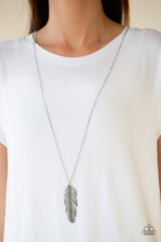 Sky Quest Green Paparazzi Necklace