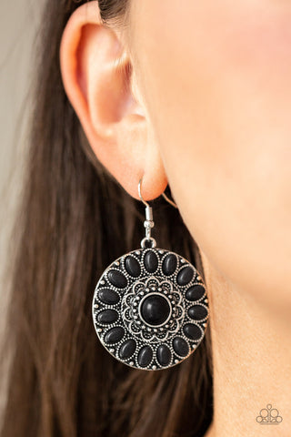 Desert Palette Black Paparazzi Earrings
