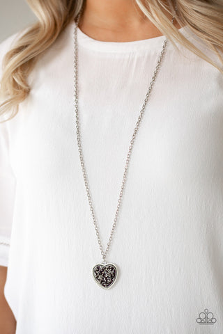 Heart of SPARKLE Purple Paparazzi Necklace