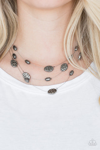 Top ZEN Black Paparazzi Necklace