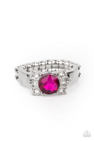 ROYAL Till the End Pink Paparazzi Ring