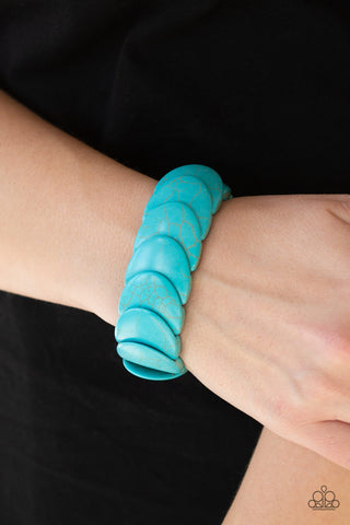 Nomadic Nature Blue Paparazzi Bracelet