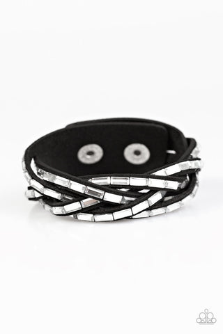 Rock Legend Black Paparazzi Bracelet