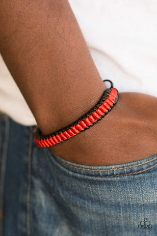 Trail Tracker Red Paparazzi Bracelet