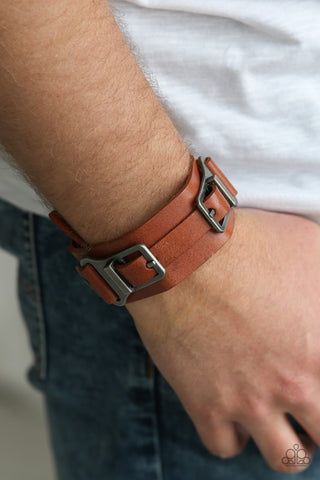 Scout it Out Brown Paparazzi Bracelet