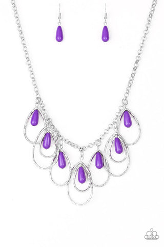Tango Tempest Purple Paparazzi Necklace
