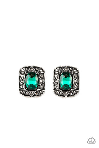 Young Money Green Paparazzi Earrings