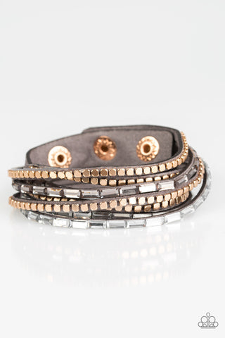 This Time with Attitude Silver Paparazzi Bracelet