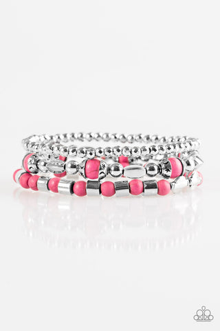 Mesa Mason Pink Paparazzi Bracelet