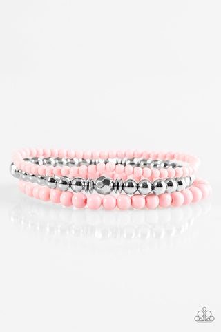 Midsummer Marvel Pink Paparazzi Bracelet