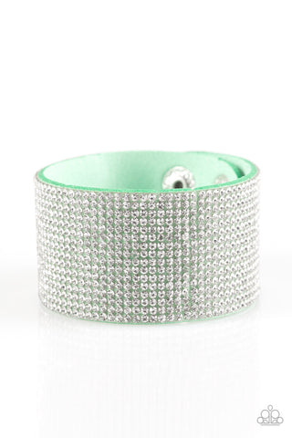 Roll with the Punches Green Paparazzi Bracelet