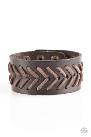 Take Me Out to the Ball Game Brown Paparazzi Bracelet