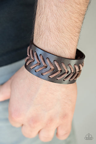 Take Me Out to the Ball Game Brown Paparazzi Bracelet