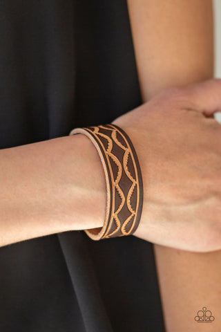 Zion Horizon Brown Paparazzi Urban Bracelet