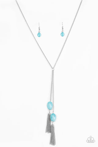 GLOW Your Role Blue Paparazzi Necklace