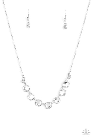 Deluxe Luxe White Paparazzi Necklace