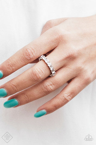 Glow Goals White Paparazzi Ring