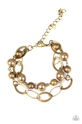 Winner Glimmer Brass Paparazzi Bracelet
