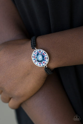 Tropic Topic Blue Paparazzi Bracelet