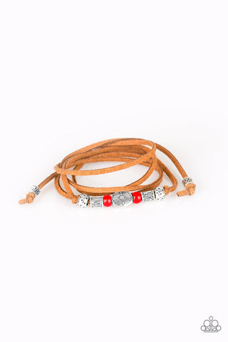 Clear a Path Red Paparazzi Bracelet