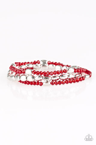 Hello Beautiful Red Paparazzi Bracelet