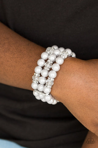 Undeniably Dapper Silver Paparazzi Bracelet