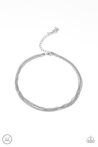 If You Dare Silver Paparazzi Necklace