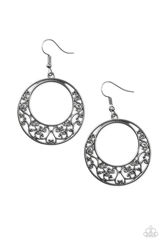 Newport Nautical Black Paparazzi Earrings