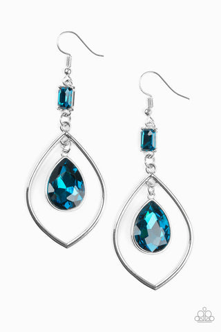 Priceless Blue Paparazzi Earrings