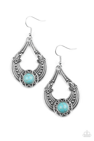 Sol Sonata Blue Paparazzi Earrings