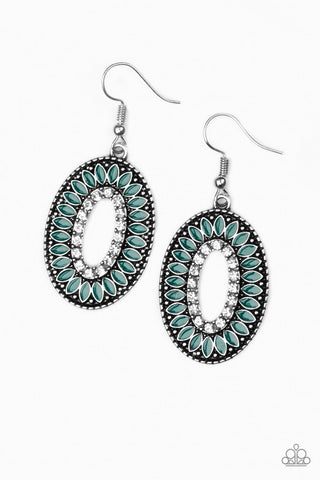 Fishing for Fabulous Green Paparazzi Earrings