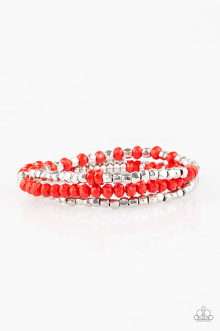Very Vivacious Red Paparazzi Bracelet