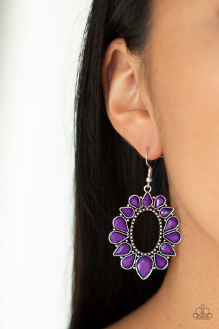 Fashionista Flavor Purple Paparazzi Earrings