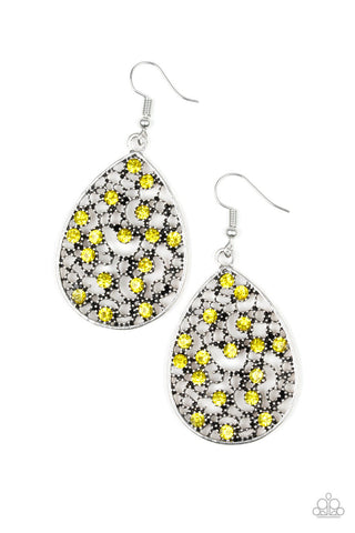 Dazzling Dew Yellow Paparazzi Earrings