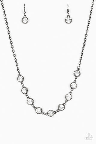 Starlit Socials Black Paparazzi Necklace