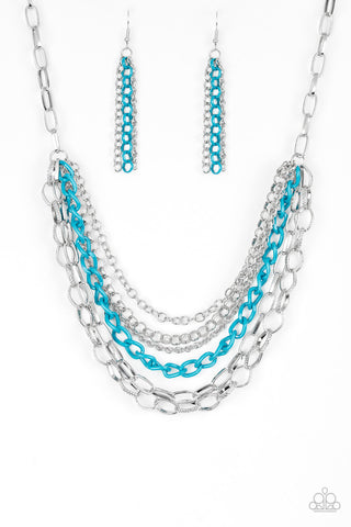 Color Bomb Blue Paparazzi Necklace