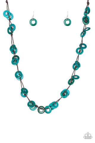 Waikiki Winds Blue Paparazzi Necklace
