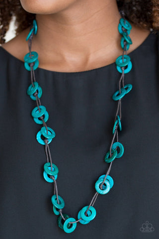 Waikiki Winds Blue Paparazzi Necklace