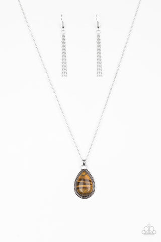 On the Home FRONTIER Brown Paparazzi Necklace
