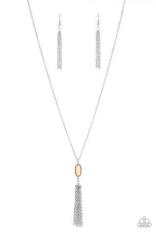Tassel Tease Brown Paparazzi Necklace