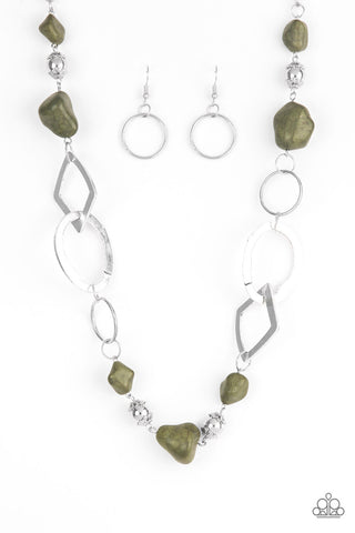 That's TERRA-ific! Green Paparazzi Necklace