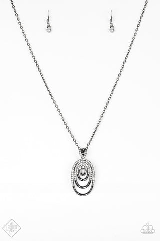 The Heiress Black Fashion Fix Paparazzi Necklace