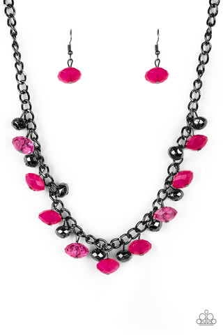 Runway Rebel Pink Paparazzi Necklace